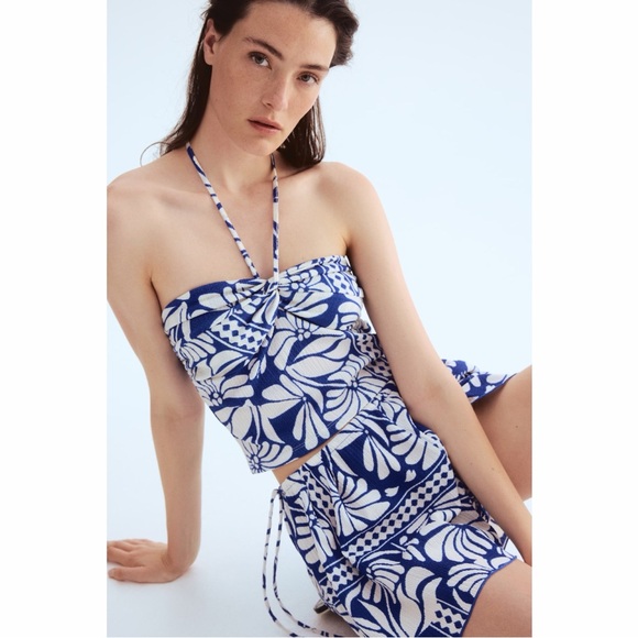 H&M Crinkled Jersey Shorts XXL NWT - Picture 3 of 11